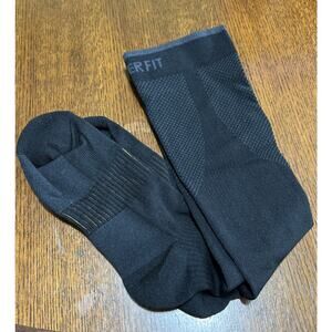 Copper Fit Elite Compression Socks L/XL Easy On Off Black One Pair